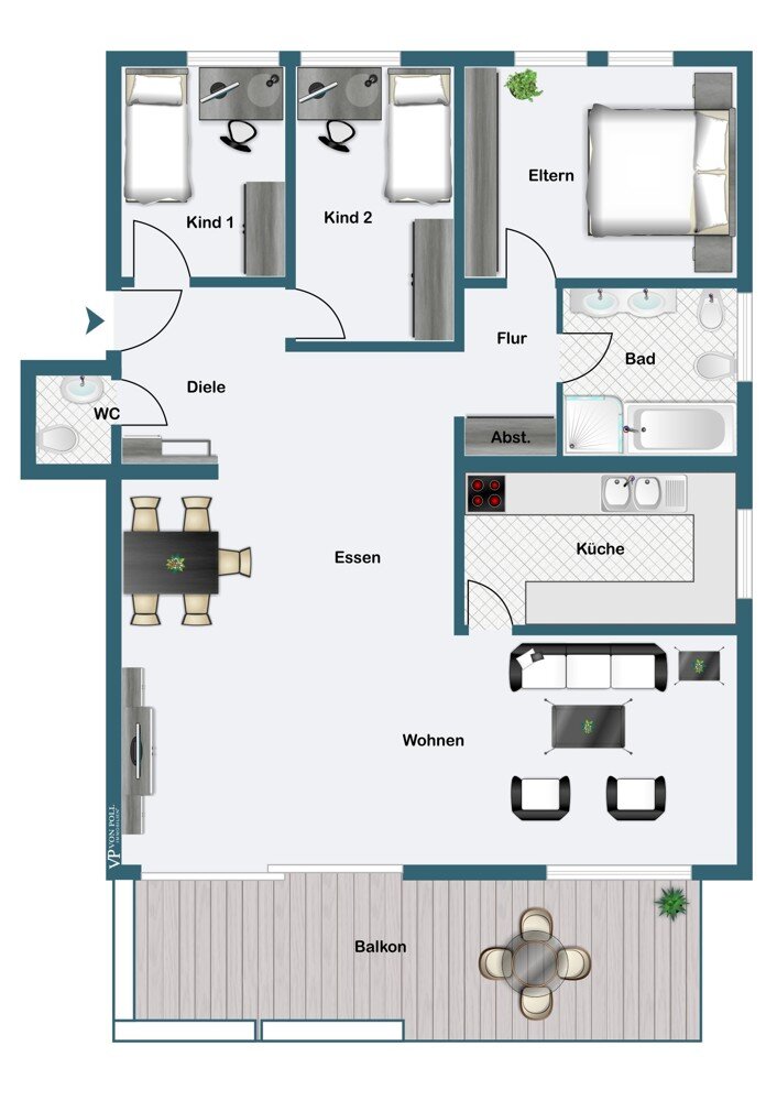 Wohnung zum Kauf 359.000 € 4,5 Zimmer 110 m²<br/>Wohnfläche 1.<br/>Geschoss Kirchhörde - Ost Dortmund 44229