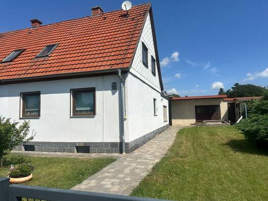 Doppelhaushälfte zum Kauf 149.000 € 3 Zimmer 100 m² 913 m² Grundstück Bollstedt Mühlhausen/Thüringen 99998