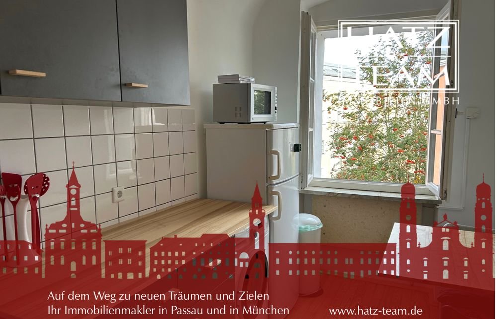 Wohnung zur Miete 390 € 1 Zimmer 37,9 m²<br/>Wohnfläche 1.<br/>Geschoss 01.11.2024<br/>Verfügbarkeit Altstadt Passau 94032