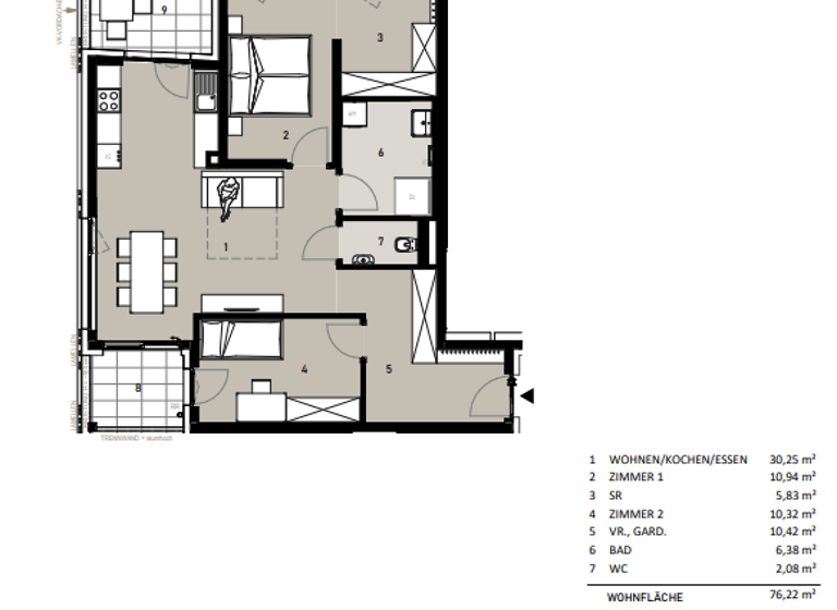 Wohnung zum Kauf 599.000 € 3 Zimmer 76,2 m² Pörtschach am Wörthersee 9210