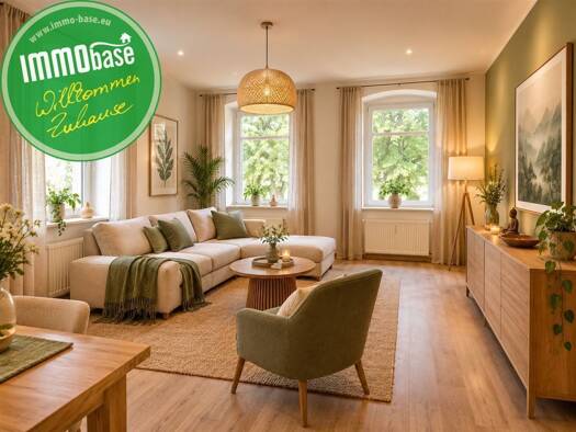 Wohnung zur Miete 344 € 2 Zimmer 55,4 m² EG frei ab sofort Flöha Flöha 09557