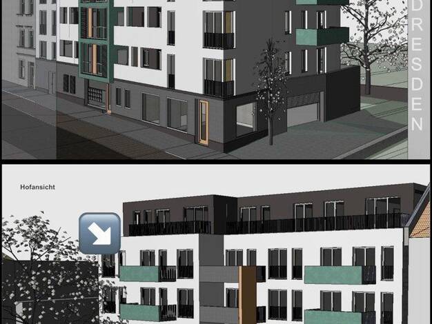 Wohnung zum Kauf provisionsfrei 424.900 € 3 Zimmer 84,6 m² 3. Geschoss Alaunstraße 54 Äußere Neustadt Ortsamtsbereich Neustadt 01099