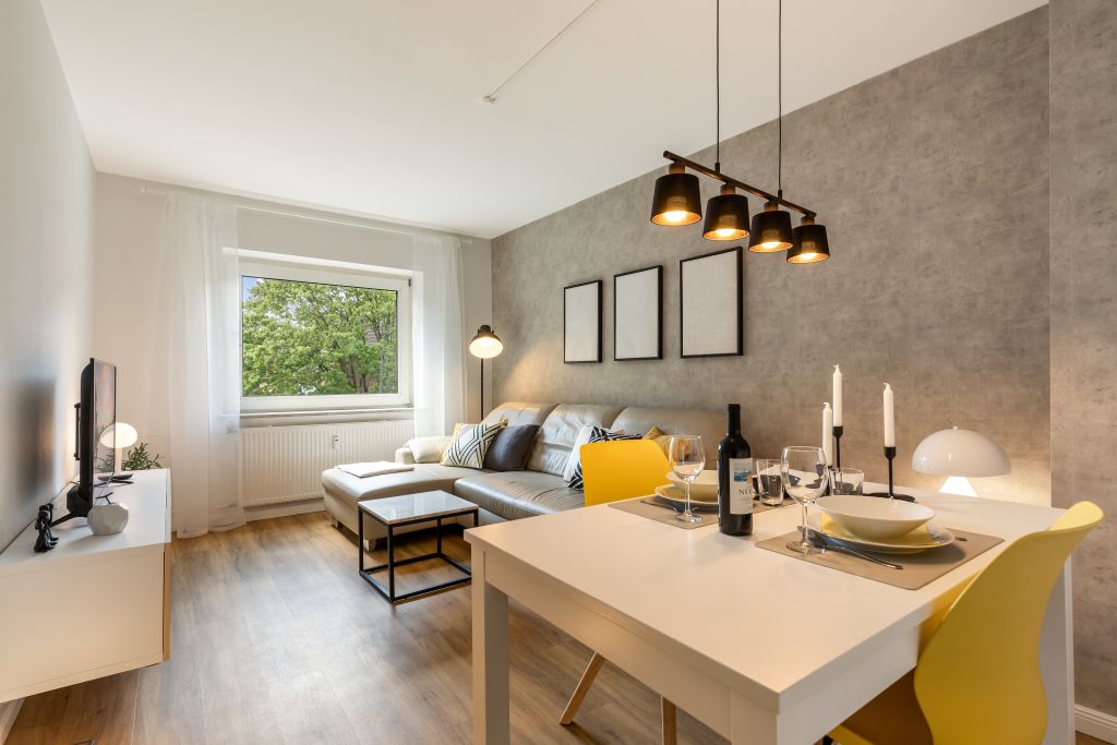 Wohnung zur Miete Wohnen auf Zeit 1.995 € 3 Zimmer 52 m²<br/>Wohnfläche 01.03.2025<br/>Verfügbarkeit Rückertstraße Eilbek Hamburg 22089