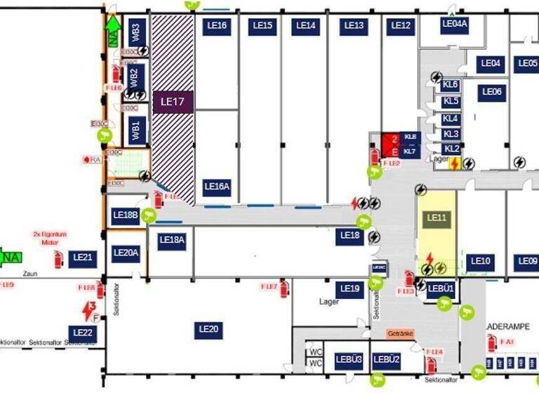 Halle/Industriefläche zur Miete 852 € 95 m² Lagerfläche Hörsching 4063