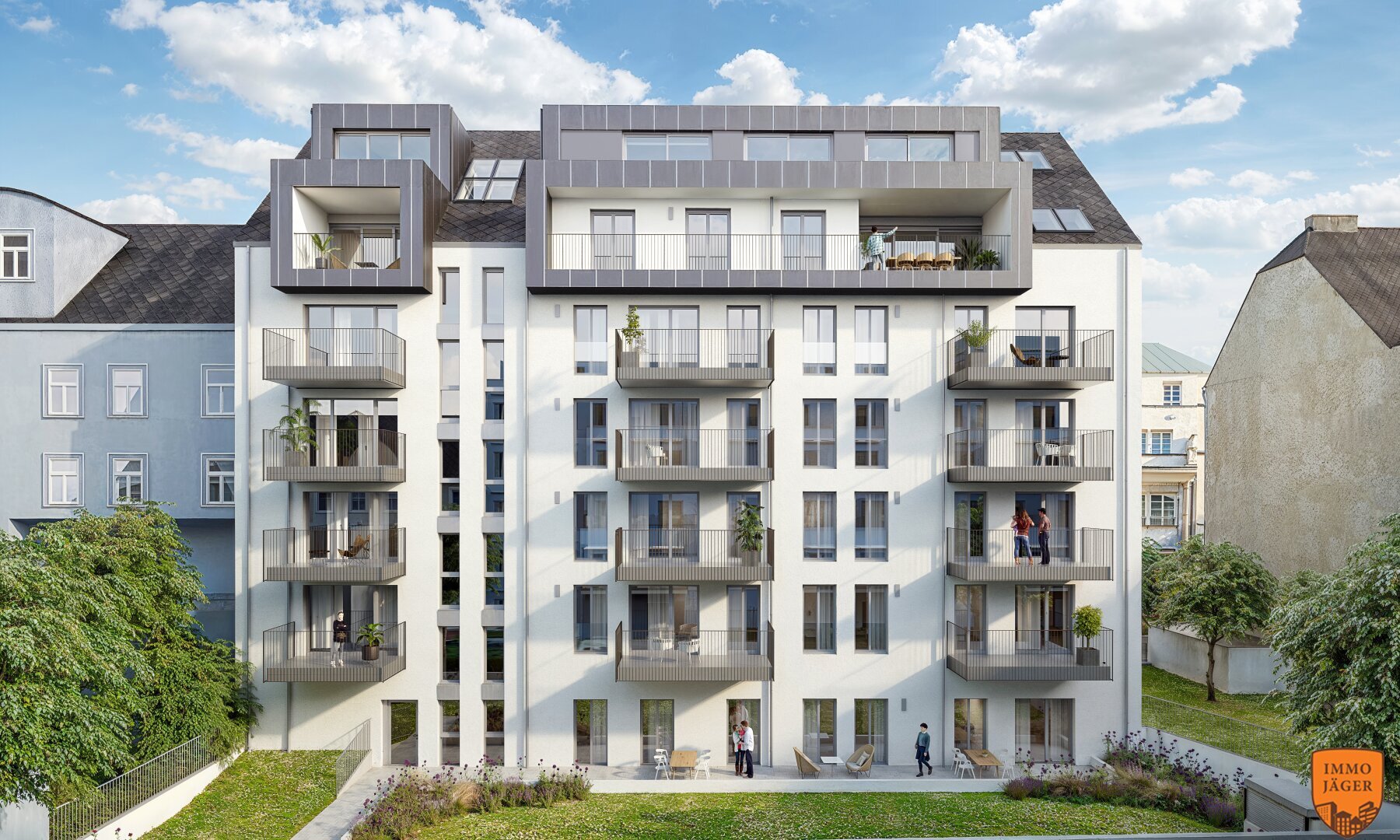 Terrassenwohnung zum Kauf provisionsfrei 789.000 € 3 Zimmer 103,4 m²<br/>Wohnfläche 5.<br/>Geschoss 01.12.2026<br/>Verfügbarkeit Reindlstraße 19 Urfahr Linz 4040