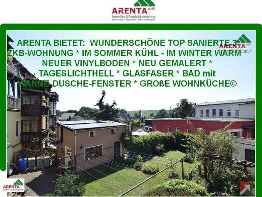 Wohnung zur Miete 444 € 3 Zimmer 74 m² 2. Geschoss Goldbachstr. 8 Hohenstein-Ernstthal 09337