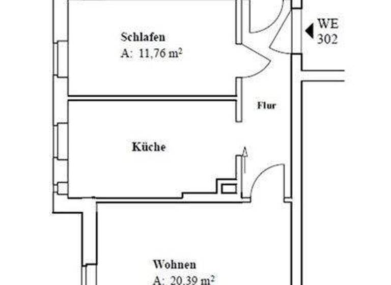 Wohnung zur Miete 598 € 2 Zimmer 61,7 m² 2. Geschoss frei ab 08.03.2026 Max-Liebermann-Straße 18 Möckern Leipzig 04159