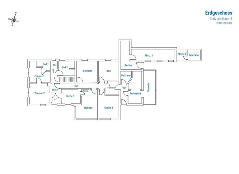 Haus zum Kauf 2.300.000 € 15 Zimmer 230 m² 922 m² Grundstück Langeoog 26465