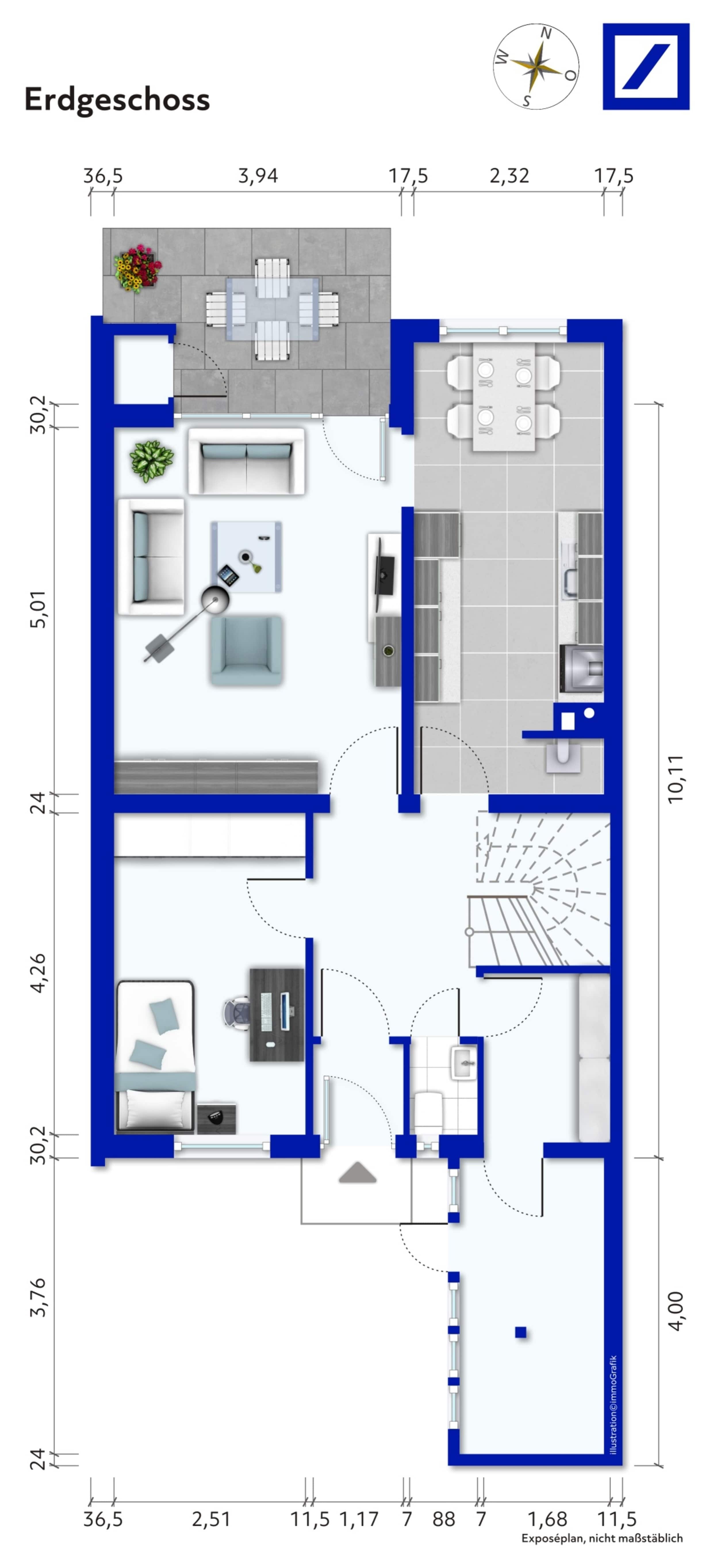 Reihenendhaus zum Kauf 125.000 € 5 Zimmer 99,5 m²<br/>Wohnfläche 494 m²<br/>Grundstück Lüchow Lüchow 29439