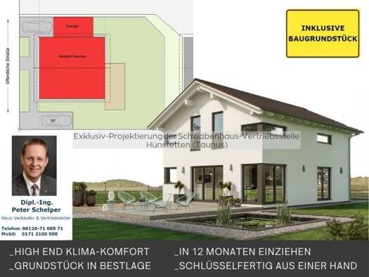 Einfamilienhaus zum Kauf provisionsfrei 645.000 € 6 Zimmer 145 m² 400 m² Grundstück Wallrabenstein Hünstetten 65510