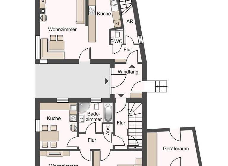 Mehrfamilienhaus zum Kauf 519.000 € 7 Zimmer 195 m² 520,3 m² Grundstück Trunstadt Viereth-Trunstadt 96191