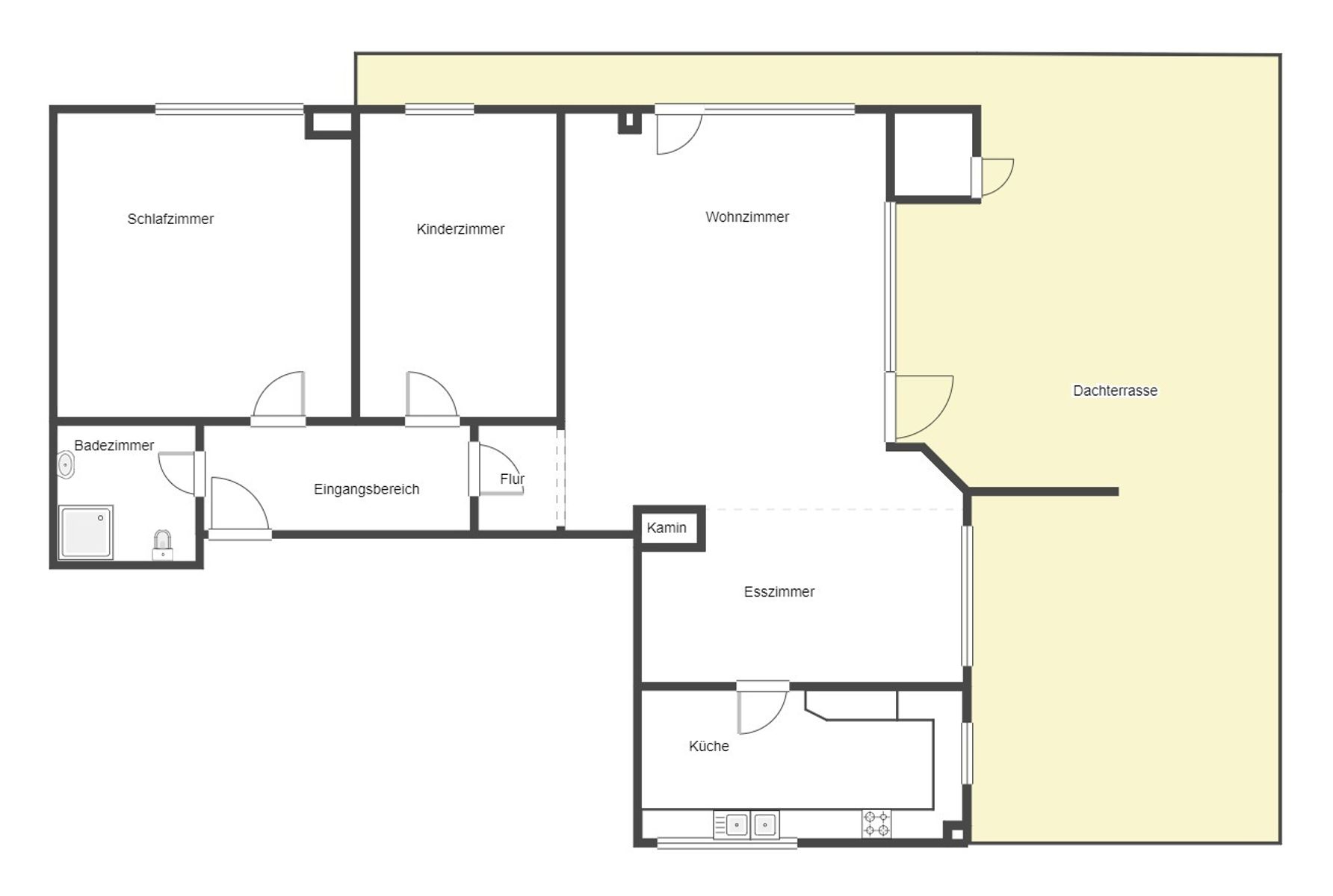 Penthouse zum Kauf 399.000 € 3 Zimmer 105,9 m²<br/>Wohnfläche 6.<br/>Geschoss Oststadt Heilbronn 74072