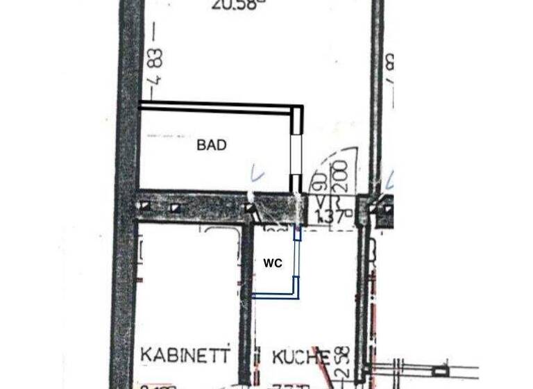Wohnung zum Kauf 180.000 € 2 Zimmer 36 m² 1. Geschoss Wien 1020