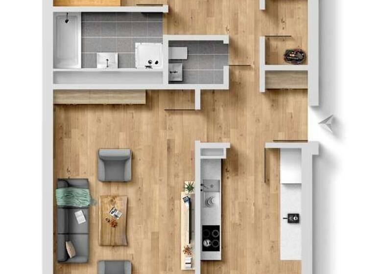 Wohnung zum Kauf 335.000 € 3 Zimmer 91 m² 3. Geschoss Ferdinand-Weiß-Straße 60 Stühlinger Freiburg 79106