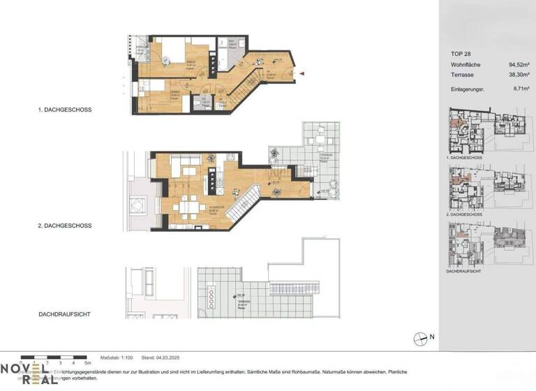 Maisonette zum Kauf - Erstbezug 998.000 € 3 Zimmer 94,5 m² 2. Geschoss Wien 1180
