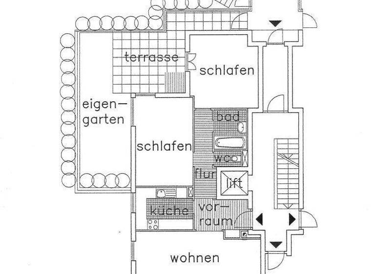 Terrassenwohnung zur Miete 1.400 € 3 Zimmer EG Hackenberggasse Wien 1190