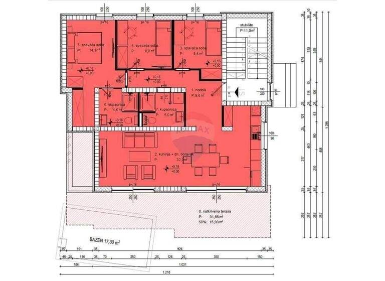 Wohnung zum Kauf 439.922 € 4 Zimmer 135 m² Petrcane - Kozino