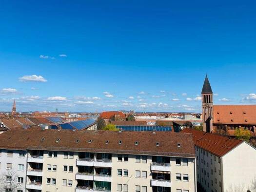 Studio zur Miete 449 € 1 Zimmer 30 m² 7. Geschoss frei ab sofort Brehmstr. 2 Steinbühl Nürnberg 90443