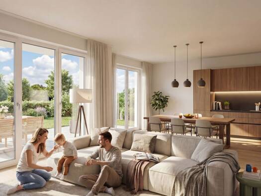 Wohnung zum Kauf - Neubau provisionsfrei 284.355 € 2 Zimmer 63,2 m² EG Sporckstraße 13 Hövelhof Hövelhof 33161