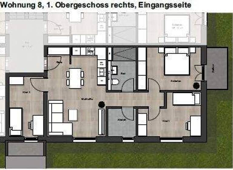 WG-Zimmer zur Miete - Erstbezug 1.890 € 4 Zimmer 80 m² 1. Geschoss Arheilgen Darmstadt / Arheilgen 64291