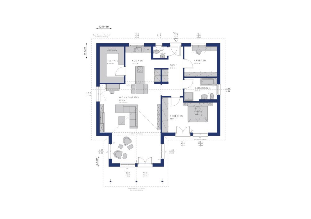 Einfamilienhaus zum Kauf provisionsfrei 498.335 € 5 Zimmer 114 m²<br/>Wohnfläche 761 m²<br/>Grundstück Tengen Tengen 78250