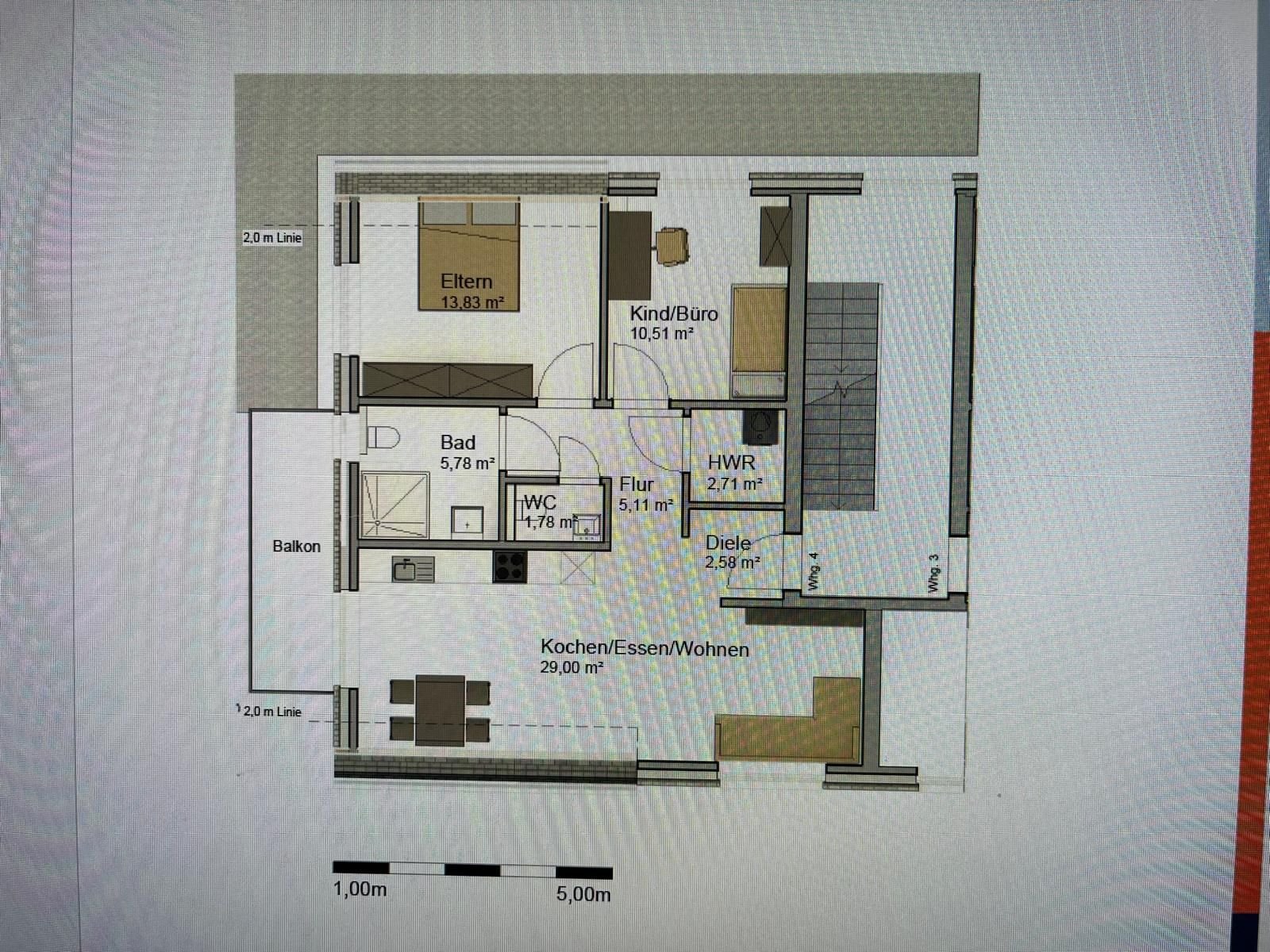 Wohnung zur Miete 949 € 3 Zimmer 73 m²<br/>Wohnfläche 1.<br/>Geschoss ab sofort<br/>Verfügbarkeit Barbara Straße 6 Bahnhof Reken Reken 48734