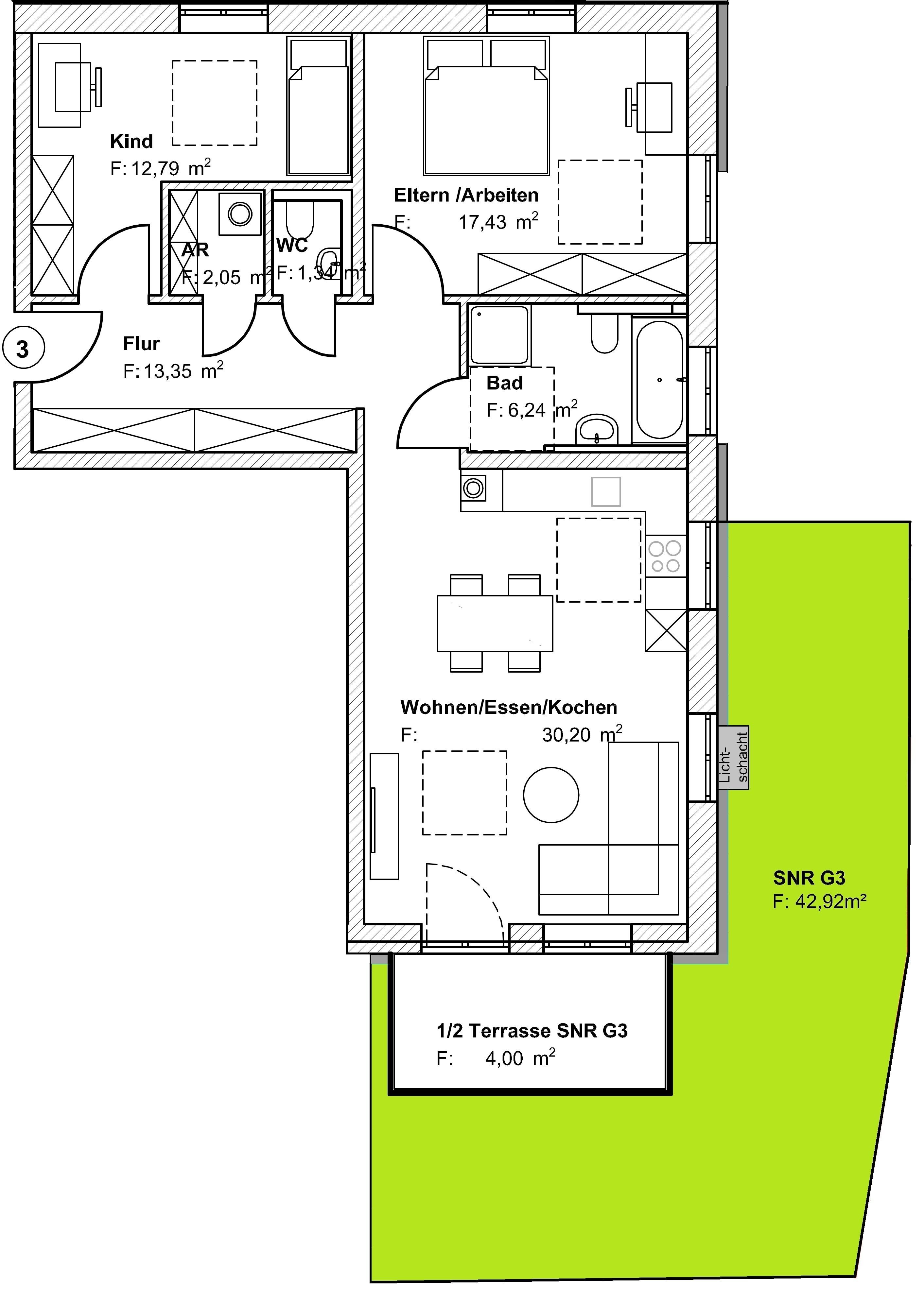 Wohnung zum Kauf provisionsfrei 280.790 € 3 Zimmer 87,4 m²<br/>Wohnfläche EG<br/>Geschoss ab sofort<br/>Verfügbarkeit Alte Schulstraße 19 Plößberg Plößberg 95703