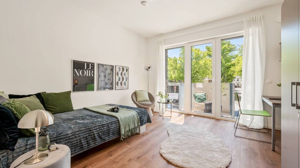 Studio zur Miete 829 € 1 Zimmer 30,8 m² 2. Geschoss Friedrich-Karl-Straße 22 Tempelhof Berlin 12103