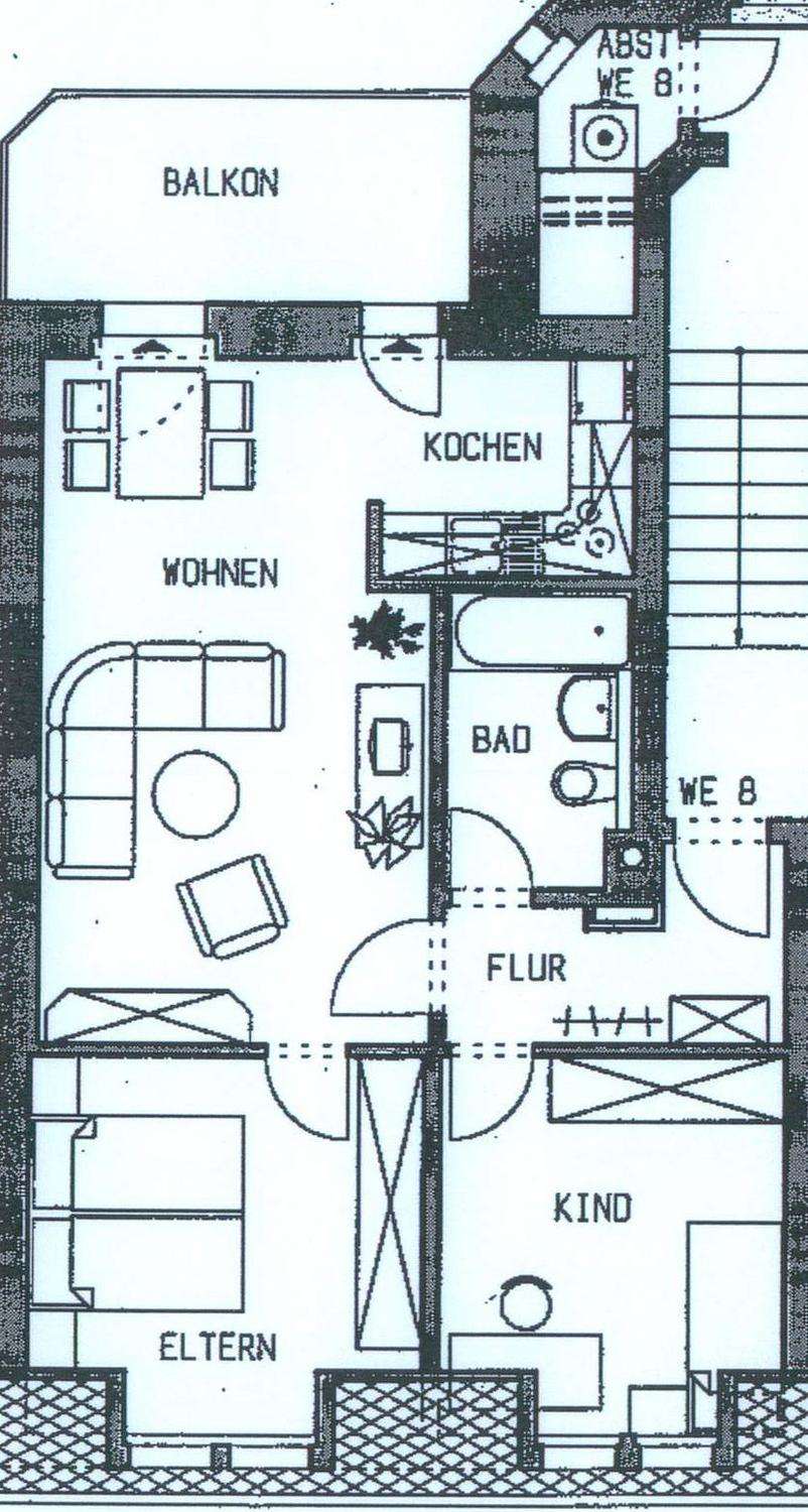 Wohnung zur Miete 350 € 3 Zimmer 63,1 m²<br/>Wohnfläche 4.<br/>Geschoss Margaretenstraße 41 Hilbersdorf 150 Chemnitz 09131