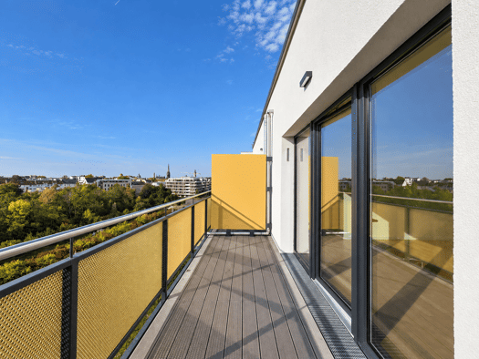 Wohnung zur Miete - Erstbezug 747 € 1 Zimmer 46 m² 5. Geschoss Dösner Weg Zentrum-Südost Leipzig 04103