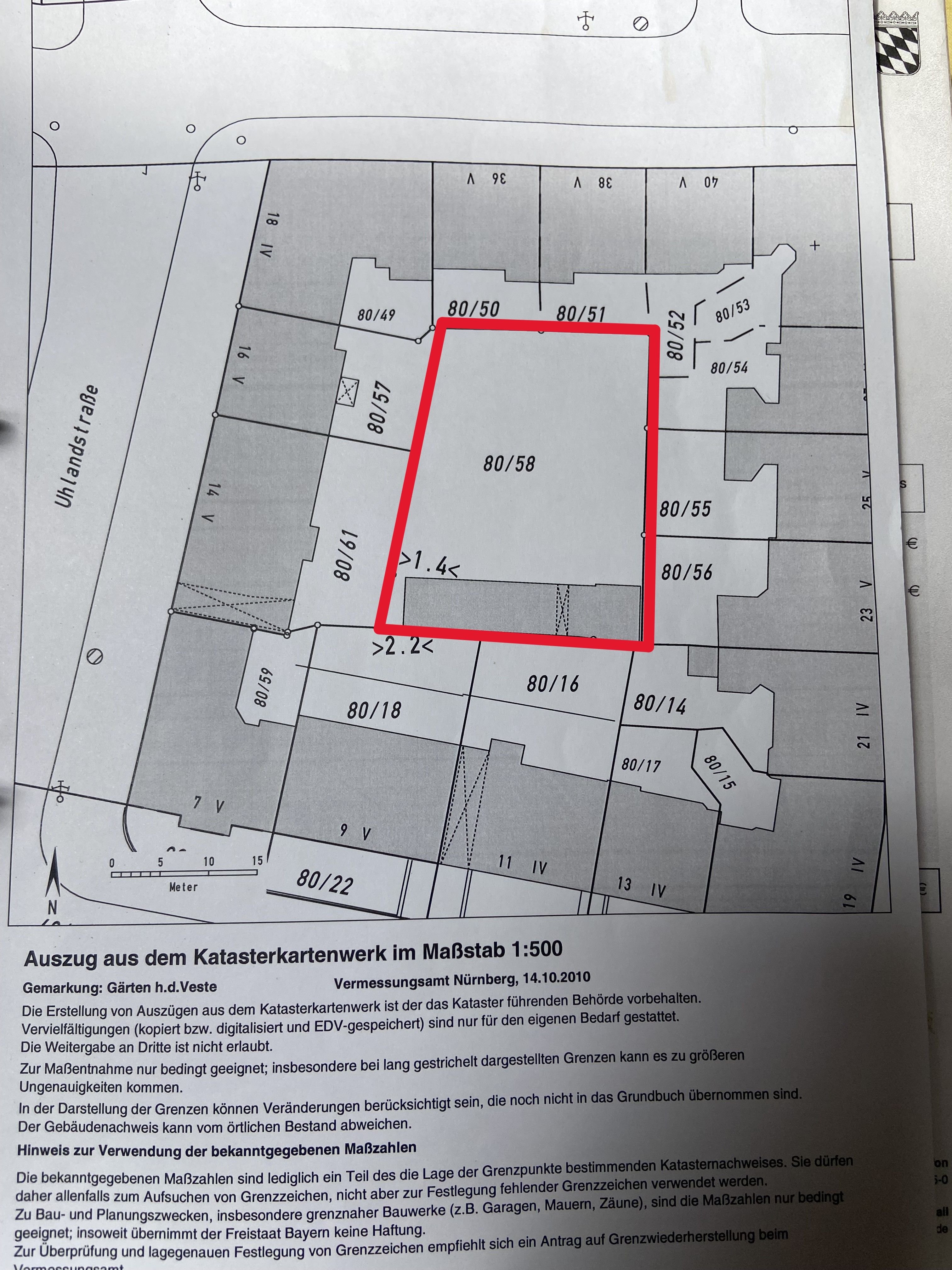 Grundstück zum Kauf 875.000 € 875 m²<br/>Grundstück Uhlandstraße Nürnberg 90408