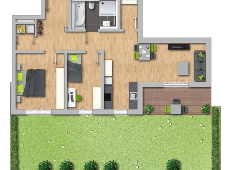 Wohnung zum Kauf 561.300 € 3 Zimmer 81,4 m²<br/>Wohnfläche Altenfurt Nürnberg 90475