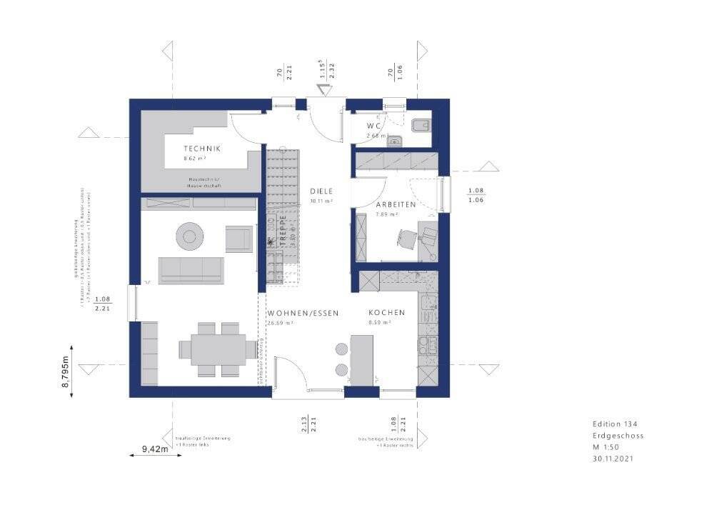 Einfamilienhaus zum Kauf provisionsfrei 425.465 € 4 Zimmer 122 m²<br/>Wohnfläche 850 m²<br/>Grundstück Arnstadt Arnstadt 99310