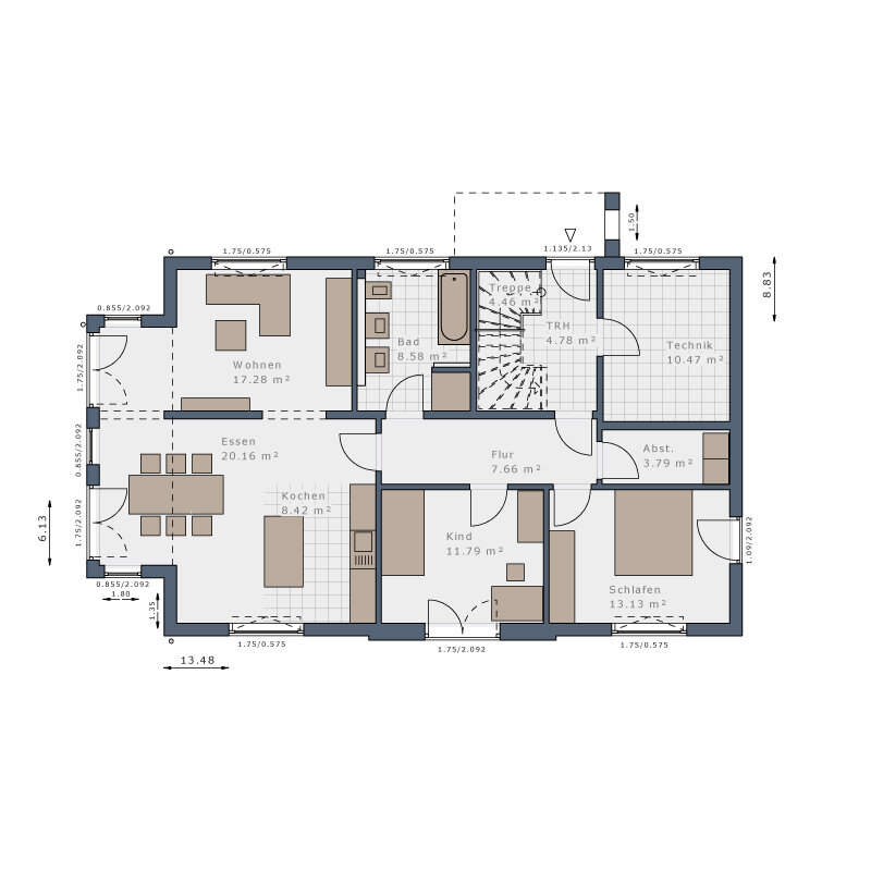 Mehrfamilienhaus zum Kauf provisionsfrei 631.500 € 6 Zimmer 210 m²<br/>Wohnfläche 400 m²<br/>Grundstück Münsingen Münsingen 72525