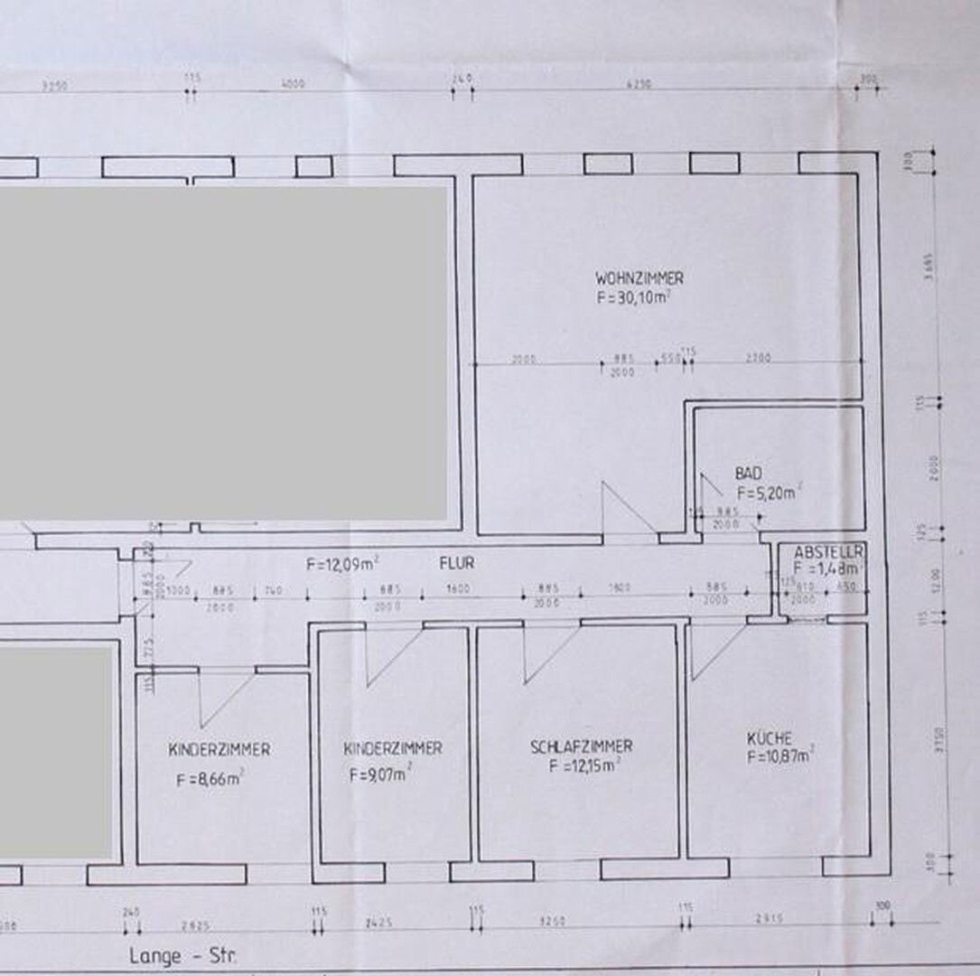 Wohnung zur Miete 580 € 4 Zimmer 91 m²<br/>Wohnfläche 1.<br/>Geschoss Lange straße 42 Wegeleben Wegeleben 38828