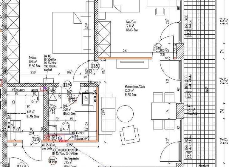 Wohnung zur Miete - Erstbezug 850 € 3 Zimmer 76,4 m² 2. Geschoss Schopfloch 91626