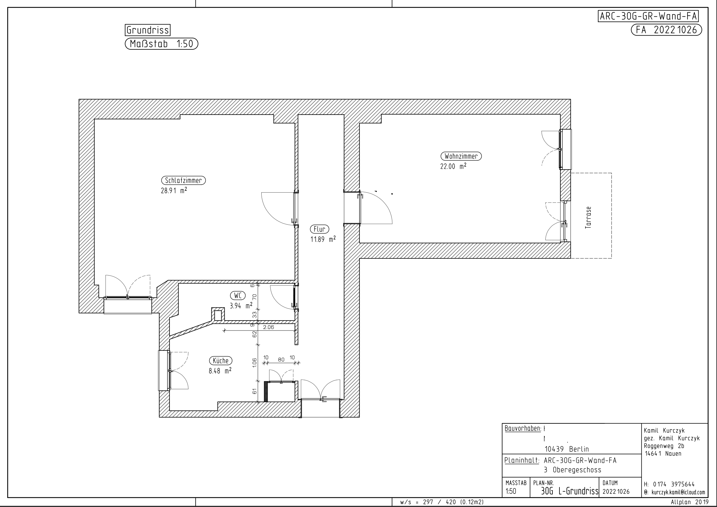 Wohnung zum Kauf 499.000 € 2 Zimmer 75 m²<br/>Wohnfläche 3.<br/>Geschoss Prenzlauer Berg Berlin 10439