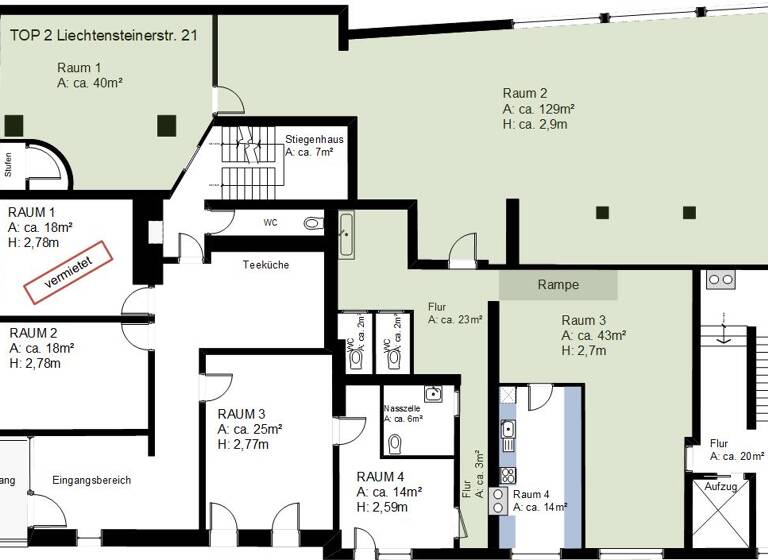 Büro zur Miete Liechtensteiner Straße 21 Feldkirch 6800