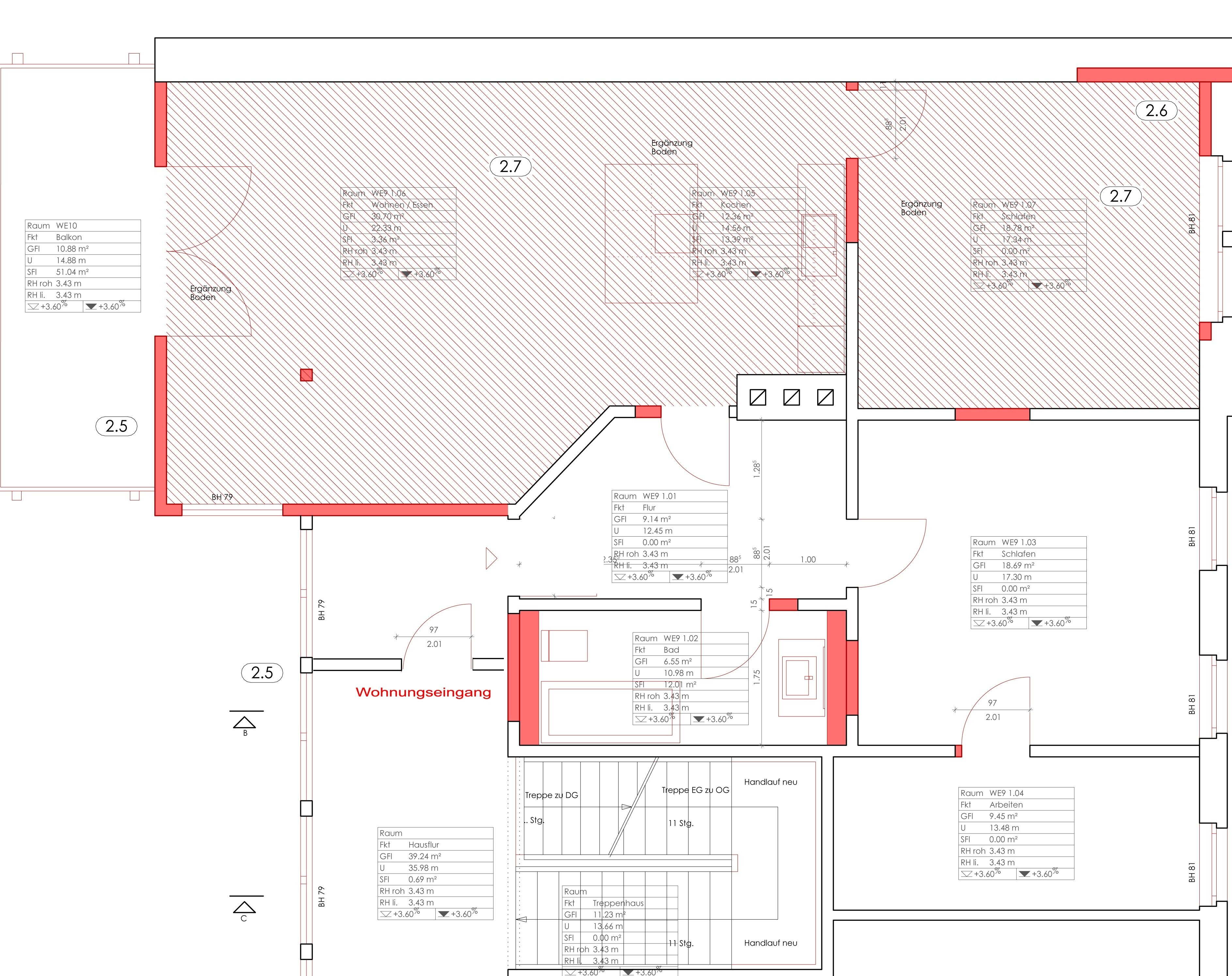 Wohnung zur Miete 940 € 4 Zimmer 118,2 m²<br/>Wohnfläche 1.<br/>Geschoss Eduardstr. 11 Apolda Apolda 99510