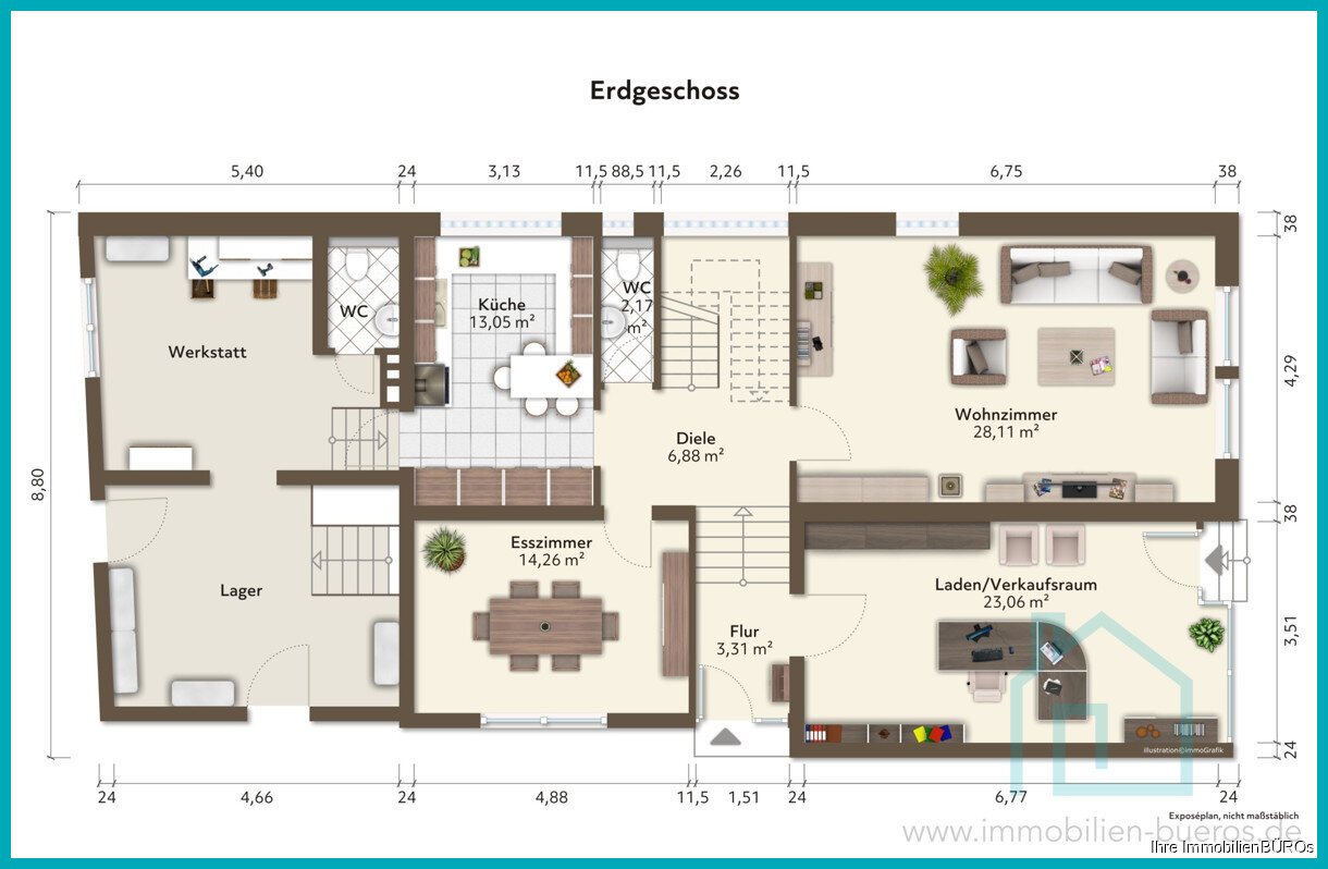 Einfamilienhaus zum Kauf 330.000 € 7 Zimmer 160 m² 422 m² Grundstück Nußdorf Landau in der Pfalz / Nußdorf 76829