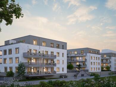 Wohnung zum Kauf - Neubau provisionsfrei 574.900 € 3 Zimmer 95,6 m² Am Sportfeld 1 Bad Vilbel Bad Vilbel 61118