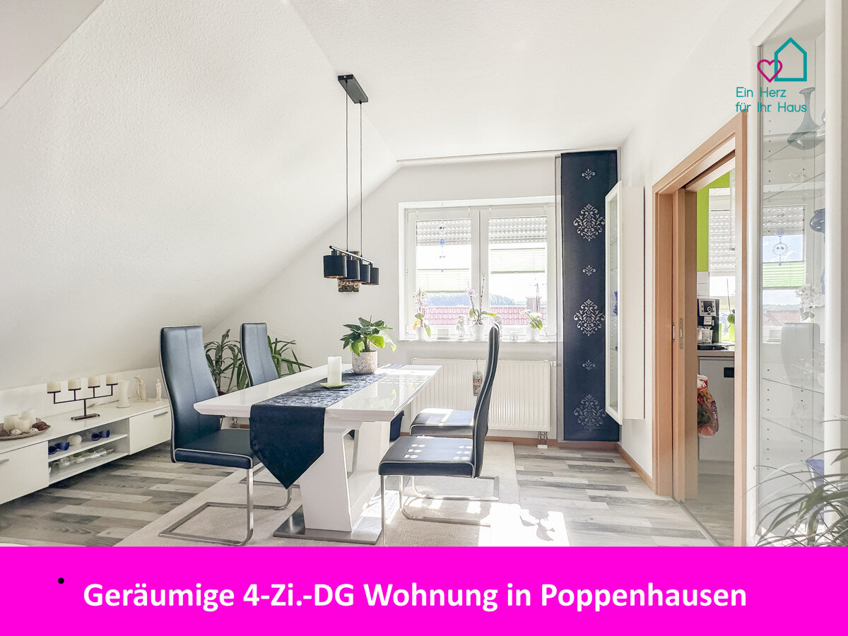 Wohnung zum Kauf 220.000 € 4 Zimmer 99,8 m²<br/>Wohnfläche 2.<br/>Geschoss Poppenhausen Poppenhausen 97490