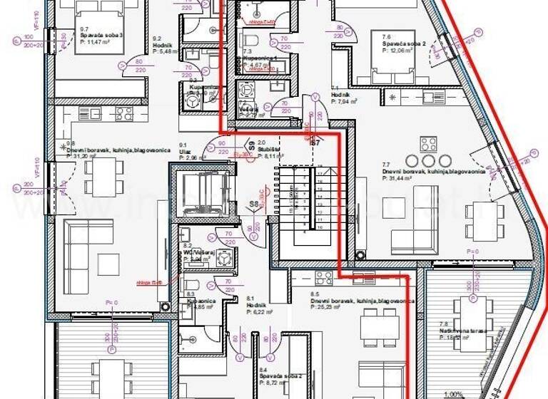 Wohnung zum Kauf 487.000 € 2 Zimmer 98 m² 2. Geschoss Vodice