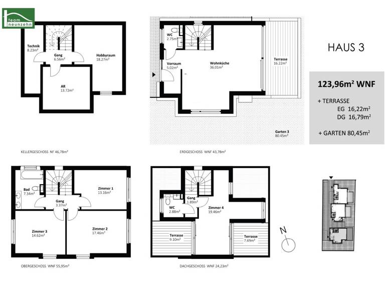 Einfamilienhaus zum Kauf - Erstbezug 699.000 € 5 Zimmer 124 m² Tauschinskygasse 78 Wien 1220