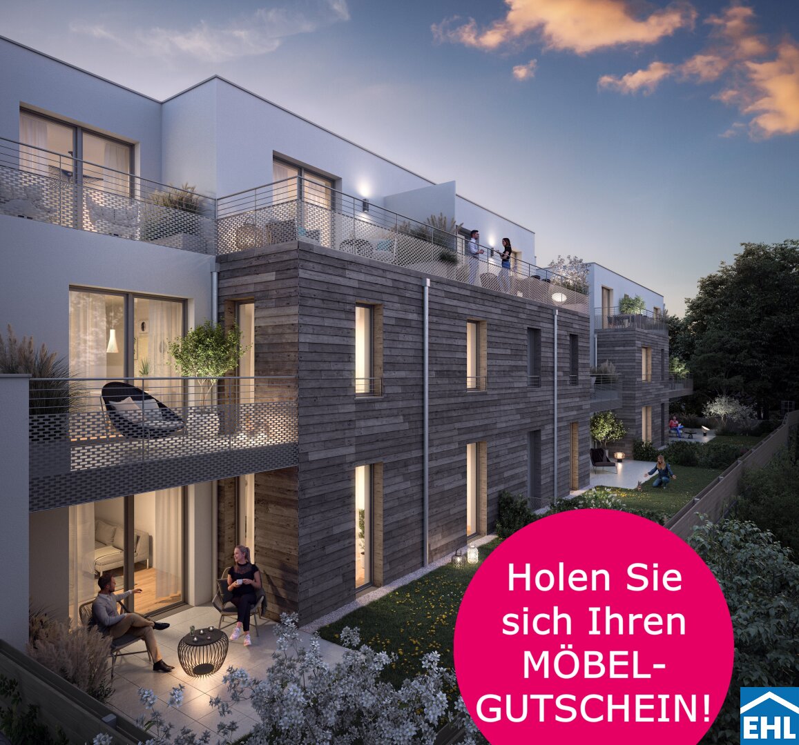 Wohnung zum Kauf 404.020 € 3 Zimmer 79,6 m²<br/>Wohnfläche 1.<br/>Geschoss Bahnhofstraße Deutsch-Wagram 2232