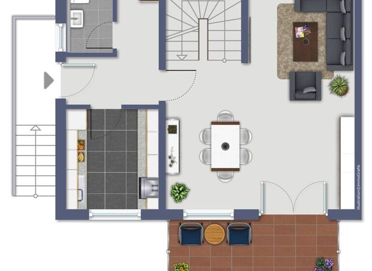 Doppelhaushälfte zum Kauf 399.000 € 4 Zimmer 132 m² 163,5 m² Grundstück Michelstadt 64720