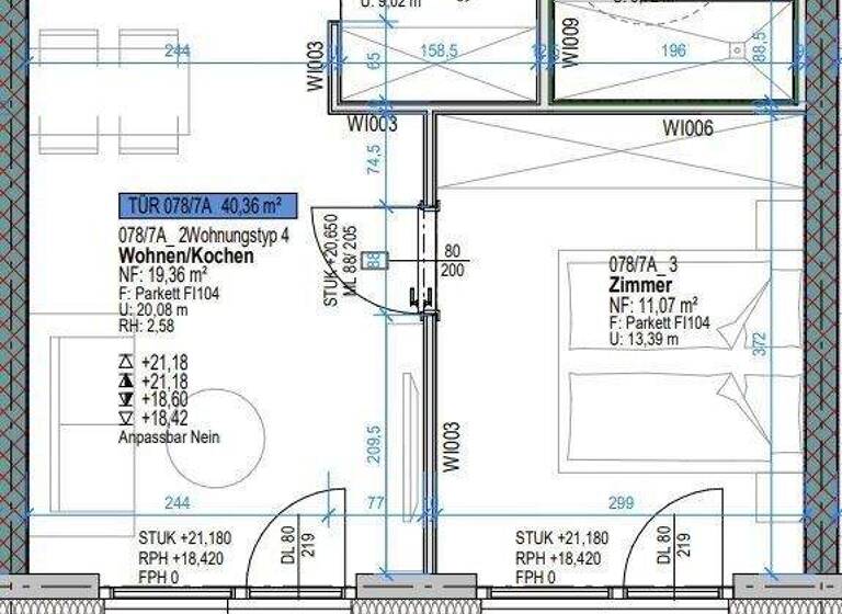 Wohnung zur Miete 373 € 2 Zimmer 40,4 m² 6. Geschoss frei ab 01.03.2026 Grillweg 7a Straßgang Graz 8053