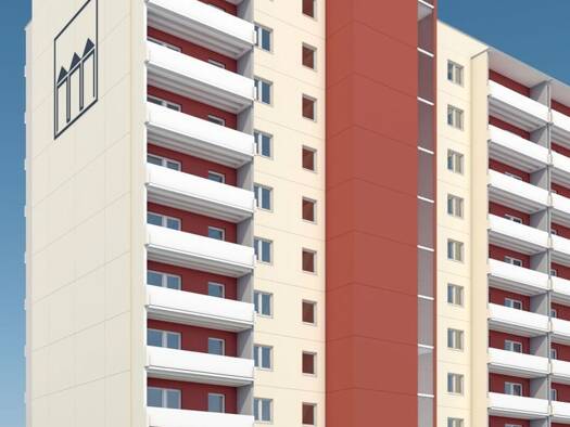 Wohnung zur Miete nur mit Wohnberechtigungsschein 405 € 3 Zimmer 67,6 m² 11. Geschoss Neustrelitzer Straße 101 Südstadt Neubrandenburg 17033