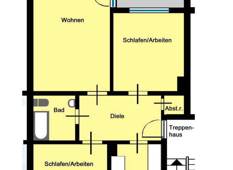 Wohnung zum Kauf 288.000 € 3 Zimmer 71 m² Bramfeld 22175