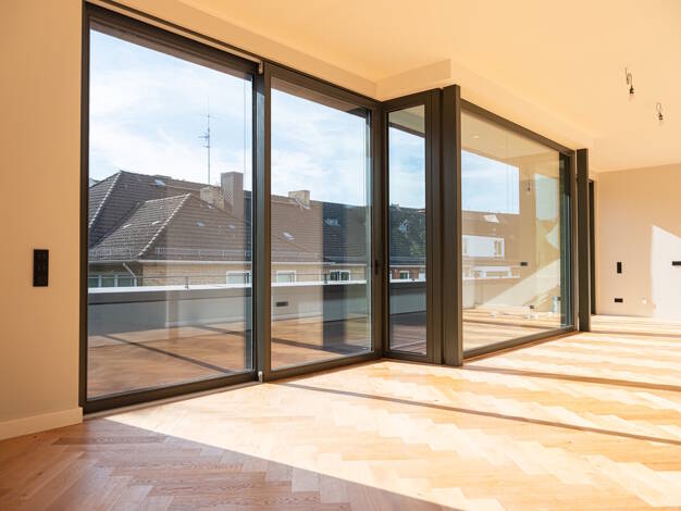 Penthouse zum Kauf - Neubau 1.555.000 € 3 Zimmer 117,7 m² 4. Geschoss Dorotheenstraße 174a Winterhude Hamburg 22299